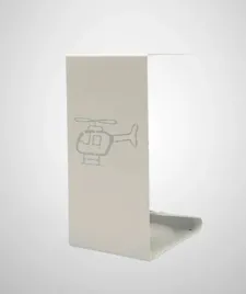 bialy-znicz-dla-chlopczyka-z-helikopterem-wys-20cm