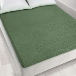 przescieradlo-frotte-bez-gumki-175x220-tulipan-zielone-zakardowe-zwoltex