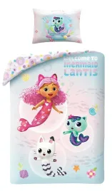 posciel-100x135-koci-domek-gabi-gabbys-dollhouse-mietowa-poszewka-40x60