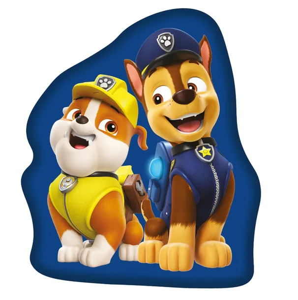 Poduszka 31x29 Psi Patrol niebieska kształtka przytulanka