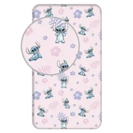 przescieradlo-bawelniane-z-gumka-90x200-lilo-and-stitch-rozowe-dla-dzieci