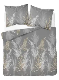 posciel-satynowa-160x200-szara-ciemna-biala-bezowa-liscie-lodygi-home-satin