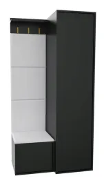 garderoba-z-siedziskiem-eden-100cm-czarna-szafa-panele-18mm-modulowa