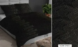 posciel-satynowa-160x200-czarna-bezowa-geometria-zapinana-na-suwak-karo