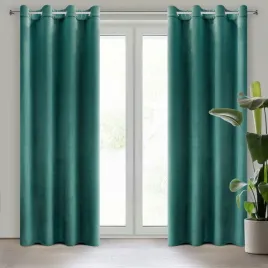 komplet-zaslon-2szt-140x250-darla-turkusowy-ciemny-welurowy-na-przelotkach