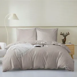 posciel-adamaszkowa-160x200-taupe-w-paski-classic-line