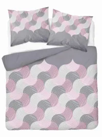 posciel-flanelowa-220x200-szaro-rozowe-fale-geometryczne-pastel-flowers