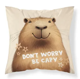 poszewka-40x40-kapibara-don-t-worry-be-capy-3d-z-motywem-zwierzecym