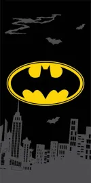 recznik-plazowy-70x140-batman-the-emblem-czarny-zolty-bawelniany