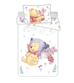 posciel-bawelniana-100x135-kubus-puchatek-biala-kolorowa-poszewka-40x60