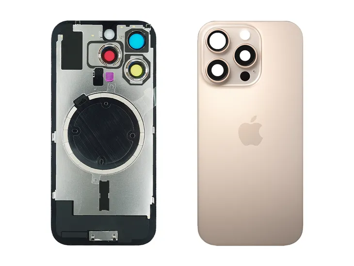 Szybka Tył Klapka Baterii z obiektywem  Apple iPhone 16 Pro Desert