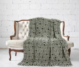 koc-narzuta-mikrofibra-150x200-zielony-bialy