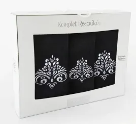 komplet-recznikow-w-pudelku-3-szt-sultan-czarny-ornament