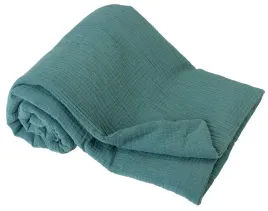 kocyk-muslinowy-75x100-turkusowy-bawelniany
