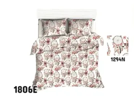 posciel-bawelniana-200x220-lapacz-snow-piorka-biala-rozowa