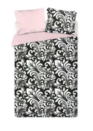 posciel-satynowa-160x200-liscie-ornamenty