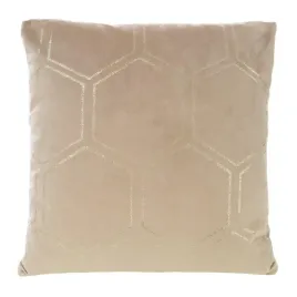 poszewka-45x45-bezowa-zlota-plaster-miodu