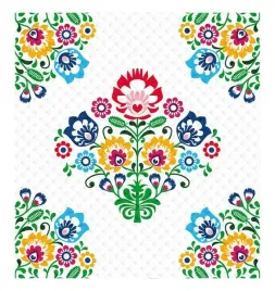 narzuta-170x210-lowicka-kwiaty-biala-kolorowa-holland