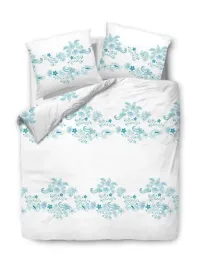 posciel-220x200-biala-turkusowa-ornamenty-cottonlove-3