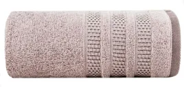 recznik-50x90-pudrowy-z-zakardowa-bordiura-w-pasy