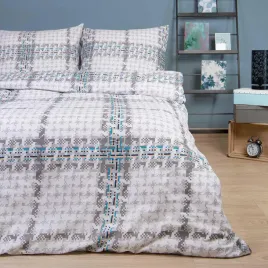 posciel-bawelniana-220x200-szara-krata-pepitka-cottonlove-6