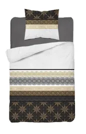 posciel-140x200-glamour-ornamenty-grafitowa-zlota-bawelna