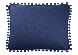 poszewka-z-pomponami-50x70-granatowa-pompony-romby