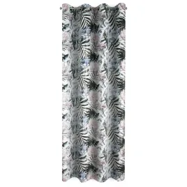 zaslona-140x250-malibu-zielona-pudrowa-kwiaty-liscie-gotowa-na-przelotkach
