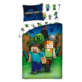 posciel-160x200-minecraft-zielona-poszewka-70x80-halantex