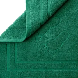 dywanik-lazienkowy-50x70-mondo-zielony-butelkowy-bawelniany-frotte-650g-m2