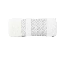 recznik-70x140cm-bialy-ze-srebrna-bordiura