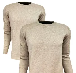 sweter-meski-klasyczny-bezowy-casual-m
