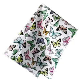 scierka-kuchenna-45x65-motyle-biala-kolorowa