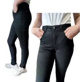 spodnie-damskie-jeans-black-klasyczne-m