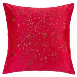 poszewka-swiateczna-45x45-carol-czerwona-cekiny-merry-christmas