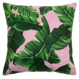 poszewka-45x45-planta-rozowa-zielona-liscie-i23