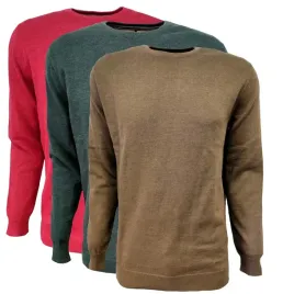 sweter-meski-klasyczny-bawelna-braz-xxl