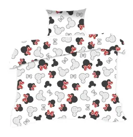 posciel-140x200-myszka-biala-czarna-czerwone-kokardki-kids
