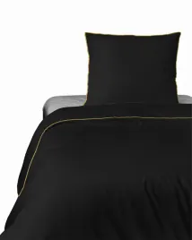 posciel-satynowa-140x200-czarna-z-lamowka-z-jedna-poszewka-70x80-mako-satin