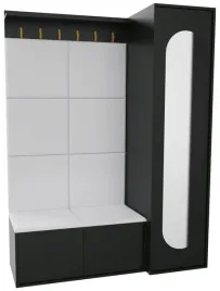 garderoba-z-siedziskiem-eden-150cm-z-lustrem-czarna18mm-panele