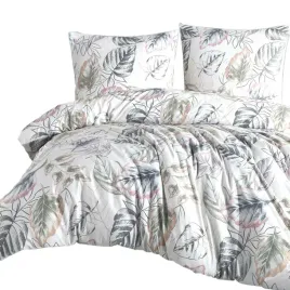 posciel-flanelowa-220x200-biala-wielokolorowa-liscie-flanelove