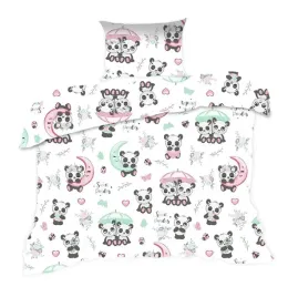 posciel-90x120-pandy-biala-kolorowa-kids-z-poszewka-40x60