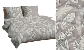 posciel-140x200-bezowa-cappuccino-biala-liscie-4834-d-bawelna-max