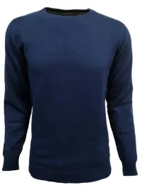 sweter-meski-bluza-niebieska-klasyczna-m-bawelna