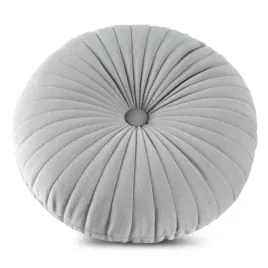 poduszka-40-cm-velvet-srebrna-welurowa-okragla
