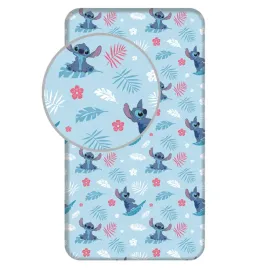 przescieradlo-bawelniane-z-gumka-90x200-lilo-i-stitch-niebieskie-dla-dzieci
