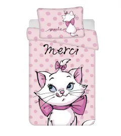 posciel-100x135-marie-cat-merci-rozowa-bawelniana-dziecieca
