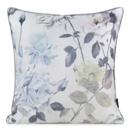 poszewka-dekoracyjna-45x45-velvet-kremowa-niebieska-kwiaty-welurowa