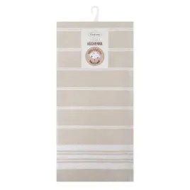 komplet-scierek-kuchennych-2szt-50x70-rubi-bezowa-paski-eurofirany