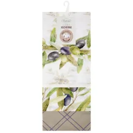 komplet-scierek-kuchennych-3szt-50x75-olive-zielona-biala-liscie-oliwki